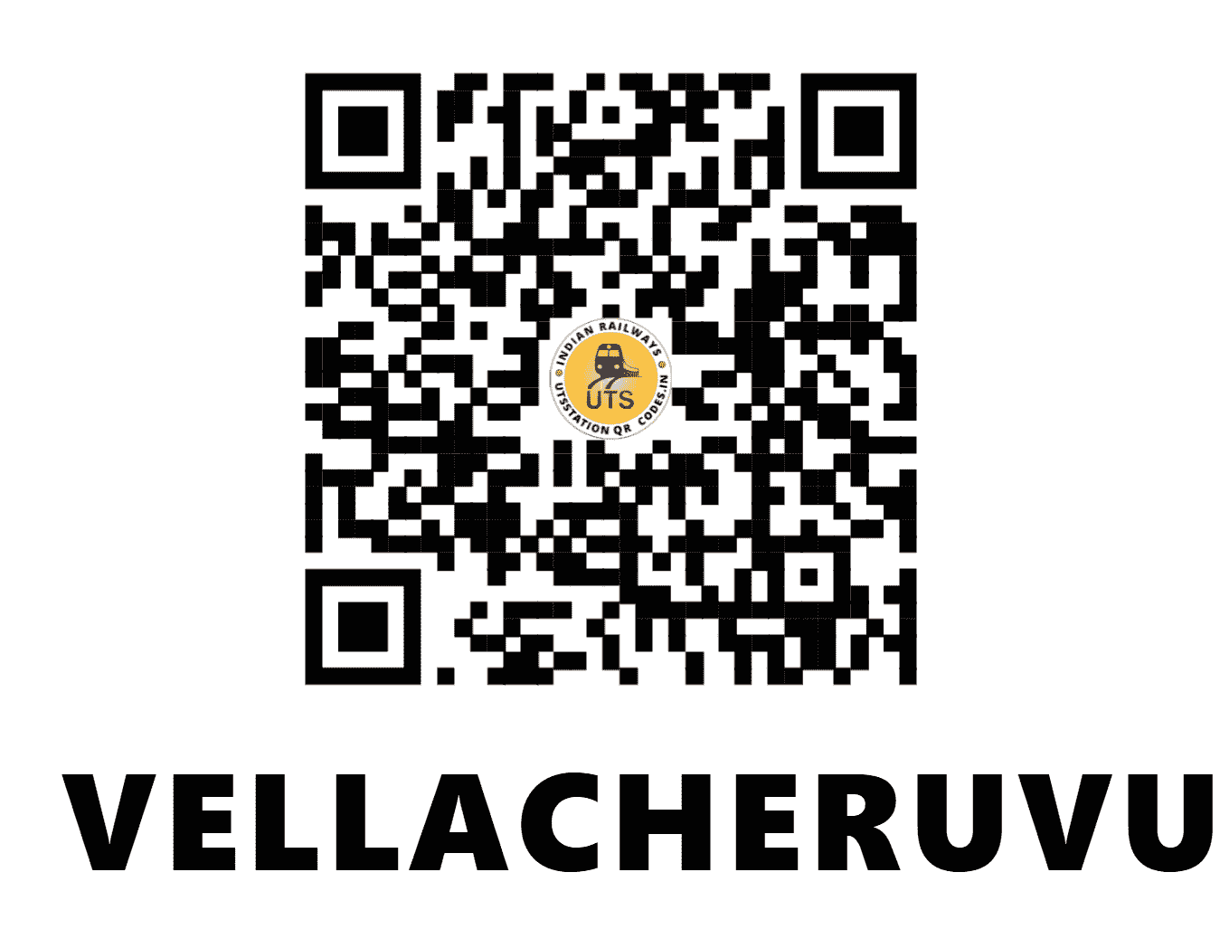 UTS QR Code for VELLACHERUVU - VLE - SC (ANDHRA PRADESH)